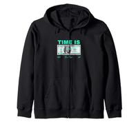 Bleu Sarcelle Clair Aqua Graphic You Already Know What Time Aqua Graphic Sweat à Capuche