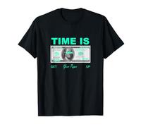 Bleu Sarcelle Clair Aqua Graphic You Already Know What Time Aqua Graphic T-Shirt