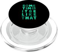 Bleu sarcelle clair Aqua It Do Be Like That Though Light Teal Aqua PopSockets PopGrip pour MagSafe