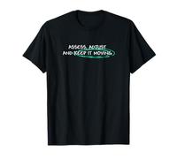 Bleu sarcelle clair Aqua Keep It Moving Light Teal Aqua Graphic T-Shirt