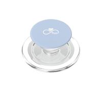 Bleu - Symbole cœur « Mama Infinity » - Amour Minimaliste PopSockets PopGrip pour MagSafe