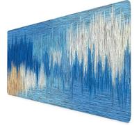 Bleu Tapis de Souris XXL 1200 x 600mm Grand Tapis de Souris Bande Mouse Pad avec Bords Surpiqués et Antidérapant, Accessoires Bureau, pour PC, Ordinateur Portable, Bureau, Études, Cadeaux 4-u497