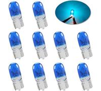 Bleu Vif - Ampoule Halogène Standard Miniature T10 W5w 194168501 Feu D'angle Drl Feu Latéral Feu Stop Feu Arrière Ampoule-10pcs