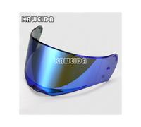 (Bleu) Visière supplémentaire pour casque intégral LS2 FF390 Breaker avec trou pour film antibuée