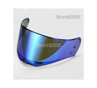 (Bleu) Visière supplémentaire pour casque intégral LS2 FF390 Breaker avec trou pour film antibuée