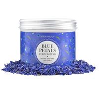 Bleuet, bleuet comestible biologique, sans calice, couleurs vives et pleines de saveur, pour bricolage, thé, pâtisserie, savon, salades et décoration de gâteau