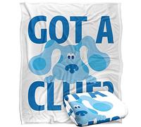 Bleus Clues Get A Clue Plaid Ultra Doux au Toucher Soyeux - 152 x 127 cm