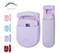 Blevora Eyelash Curler, Blevora Lash Curler, Portable Travel Gentle Lash Tool for Lifted Lashes, Professional Travel Makeup Tools for All Eye Shapes (Purple)