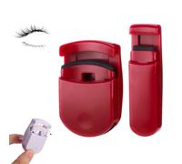 Blevora Eyelash Curler, Blevora Nutrient Lash Curlers, Travel-Size Mini Lash Curler with Wide Angle & Soft Silicon Pads, Gentle Lash Tool, Pinch-Free Design for All Eye Shapes (Red)