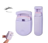 Blevora Eyelash Curler, Blevora Nutrient Lash Curlers, Travel-Size Mini Lash Curler with Wide Angle & Soft Silicon Pads, Gentle Lash Tool, Pinch-Free Design for All Eye Shapes (Purple)