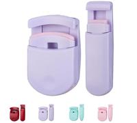 Blevora Eyelash Curler, Portable Travel Eyelash Bender, Wide-Angle Pinch-Free Design for All Eye Shapes (Purple)