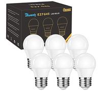 Blewandy Ampoules LED E27, G45 Type Globe Ampoules de 5W Équivalent Incandescente 40W, Blanc Chaud 3000K Ampoule Économie D'énergie 500LM, Non Dimmable avec Culot à Vis, Lot de 6