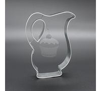 BLEX Halusky Carafe en Forme en Acier Inoxydable Cookie Cutter, Fer Blanc, Argent, 18 x 5 x 9 cm