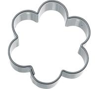 BLEX Halusky en Forme de Fleur en Acier Inoxydable Emporte-pièce en Forme de Petite Taille, Fer Blanc, Argent, 1.5 x 13.5 x 12.5 cm