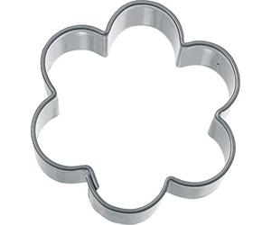 BLEX Halusky en Forme de Fleur en Acier Inoxydable Emporte-pièce en Forme de Petite Taille, Fer Blanc, Argent, 1.5 x 13.5 x 12.5 cm