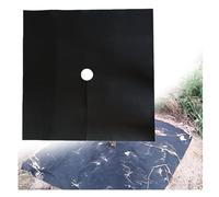 BLGVGKLPNT Anneau de Paillage pour Arbre en Non-Tissé, Disques de Protection Ronds Anti-Mauvaises Herbes pour Racines - Réutilisable pour Jardin, Plantes et Arbres (8PCS Black B,Diameter 62cm)