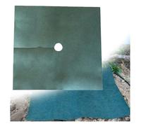 BLGVGKLPNT Anneau de Paillage pour Arbre en Non-Tissé, Disques de Protection Ronds Anti-Mauvaises Herbes pour Racines - Réutilisable pour Jardin, Plantes et Arbres (8PCS Green B,Diameter 52cm)