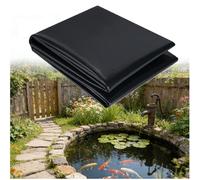 BLGVGKLPNT Bâche pour Bassin 0.4mm, Bâche PVC Noire Épaisse et Imperméable - Résistante aux Périodes et Racines, pour Étang, Mare et Aménagement de Jardin (Black,6×8m×4mm,Bâches Souples pour Bassin)