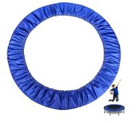 BLGVGKLPNT Coussin de Protection Trampoline Fitness,Coussin de SÉcuritÉ de Remplacement, Mini Trampoline Interieur Fitness Adulte,Résistant Aux UV, Protection Bordure (Bleu,1.01m-6 Holes)