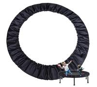 BLGVGKLPNT Coussin de Protection Trampoline Fitness,Coussin de SÉcuritÉ de Remplacement, Mini Trampoline Interieur Fitness Adulte,Résistant Aux UV, Protection Bordure (Noir,1.01m-6 Holes)