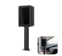 Bliajkswyr Borne de Recharge électrique extérieure Toutes Saisons boîtier verrouillable autoportant Support de câble Compatible avec la Plupart des chargeurs muraux pour Voitures électriques