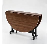 Bliajkswyr Table Pliante Polyvalente et Extensible Table à Manger Pliante | Pour 2 à 15 personnes - Support en acier au carbone peu encombrant, idéal pour les petits espaces bureau(ID 71in/1.8m)