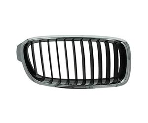BLIC 6502-07-0063992P Grille de calandre chrome/noir Compatible avec BMW 3 Touring F31 3 Berline F30, F80