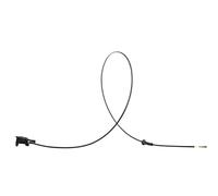 BLIC Tirette de capot moteur compatible avec PEUGEOT PARTNER Tepee, CITROËN BERLINGO Camionnette (B9), Noir, Position avant