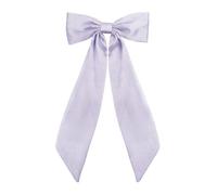 Bliceon Pinces à cheveux avec nœud en satin, nœuds en ruban à longue queue, pinces à queue de cheval et grands nœuds, pour un usage quotidien, fêtes, mariages et bals, violet