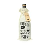 Bliceon Sacs à vin décoratifs avec cordon de serrage avec citations humoristiques, cadeaux d'anniversaire amusants, cadeaux pour meilleures amies, épouses, mamans, sœurs et collègues, amateurs de vin
