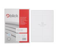 Blick Lot de 100 planches A4 de 14 étiquettes