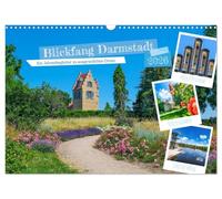 Blickfang Darmstadt! (Wandkalender 2026 DIN A3 quer), CALVENDO Monatskalender: Von blühenden Frühlingsgärten bis hin zu herbstlichen Farbenspielen - ... zu einigen der schönsten Orte Darmstadts.