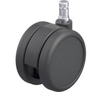 Blickle 845578 LKDB-PUA 75G-ES Double roulette pivotante en plastique Diamètre de la roue: 75 mm Capacité de charge (max.): 75 kg 1 pc(s)