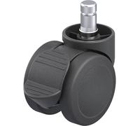 Blickle 854287 LKDB-PUA 50G-RA-ES Double roulette pivotante en plastique Diamètre de la roue: 50 mm Capacité de charge (max.): 50 kg 1 pc(s)