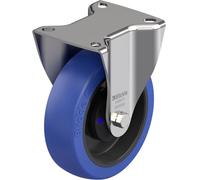 Blickle 901187 BX-POBS 125XKA Roulette fixe en acier inoxydable Diamètre de la roue: 125 mm Capacité de charge (max.): 250 kg 1 pc(s)