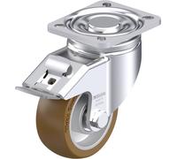 Blickle 917976 LH-ALB 101K-1-FI Roulette pivotante en tôle dacier Diamètre de la roue: 100 mm Capacité de charge (max.): 400 kg 1 pc(s)