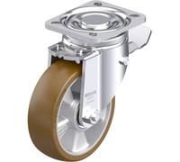 Blickle 917985 LH-ALB 125K-1-ST Roulette pivotante en tôle dacier Diamètre de la roue: 125 mm Capacité de charge (max.): 550 kg 1 pc(s)