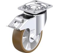 Blickle 921282 LK-ALB 125K-1-FI Roulette pivotante en tôle dacier Diamètre de la roue: 125 mm Capacité de charge (max.): 350 kg 1 pc(s)