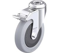 Blickle 928358 LKRA-POES 127KF-11-FI-SG Roulette dappareil pivotante Diamètre de la roue: 125 mm Capacité de charge (max.): 120 kg 1 pc(s)