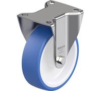 Blickle 937242 BX-POTHS 125G Roulette fixe en acier inoxydable Diamètre de la roue: 125 mm Capacité de charge (max.): 250 kg 1 pc(s)