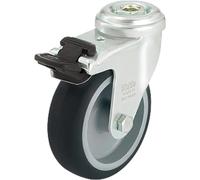 Blickle Lra-tpa 100 G-fi pivotant Caster, diamètre de la roue 10 cm, 154 pesant Capacité de charge