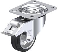Blickle Roulette en acier inoxydable, diamètre de 80 mm