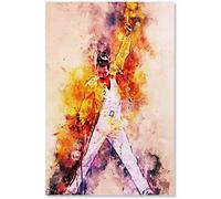 BLIJR Puzzle 1000 Pièces Adultes EnfantFreddie Mercury étoile en bois puzzles dagogique jeu Enfant 1000 Pieces 1000 Piece 29.5x19.6inch(75x50cm) Sans Cadre