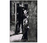 BLIJR Puzzle 500 Pièces Adultes EnfantL'affiche du film Kid Charlie Chaplin Film noir et blanc classique en bois puzzles dagogique jeu Enfant 500 Pieces 500 Piece 20.4x15inch(52x38cm) Sans Cadre