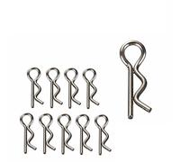 BliliDIY 10 Pcs Grand 24Mm Rc Corps Shell Clips Broches pour 1/8 1/5 Échelle Modèle Camion Pièces De Rechange