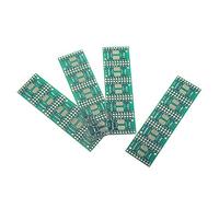 BliliDIY 20Pcs Sop20 Ssop20 Tssop20 À Dip20 Pinboard SMD À Dip Adaptateur 0.65Mm / 1.27Mm À 2.54Mm Dip Broche Convertisseur Carte PCB