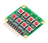 BliliDIY 3Pcs Micro Switch 2X4 Matrix Keyboard Module Clavier Clavier Externe Clavier Externe