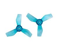 BliliDIY 4 Paires 1219 Hélice À 3 Pales De 31 Mm De Trou De 0,8 Mm pour Moteur sans Balai De Drone FPV Racing 0703-1103 Rc - Bleu Clair
