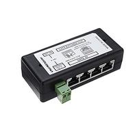 BliliDIY 4Ports Poe Injector Splitter pour Réseau De Vidéosurveillance Poe Caméra Alimentation sur Ethernet Ieee802.3Af