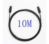 BliliDIY Cordon De Câble À Fibre Optique Audio Toslink Spdif Numérique Plaqué Or 1M-15M - 10M